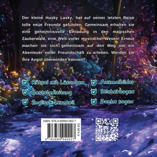 Der kleine Husky Lasky – im Zauberwald – Band 2